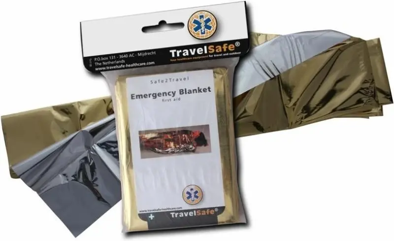 TravelSafe nouzová termofólie Emergency Blanket