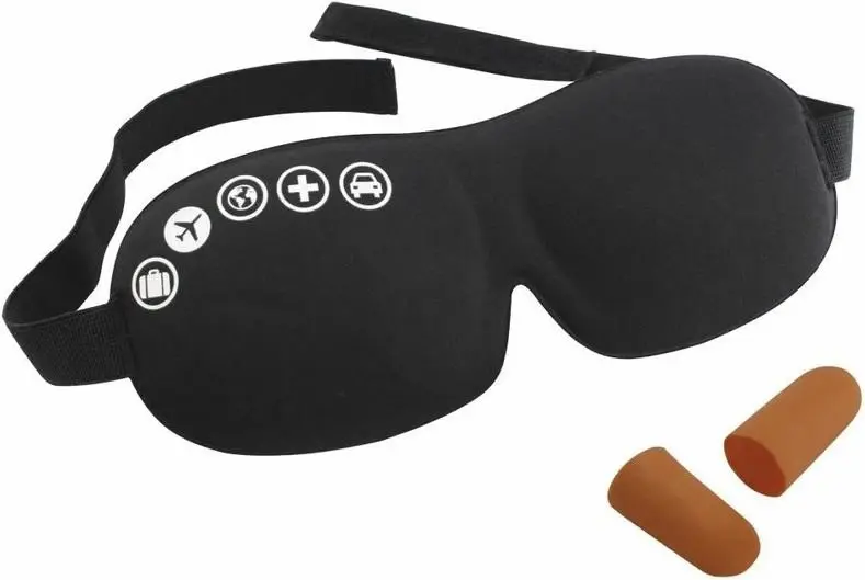 TravelSafe oční maska s ucpávkami Foam Eye Mask