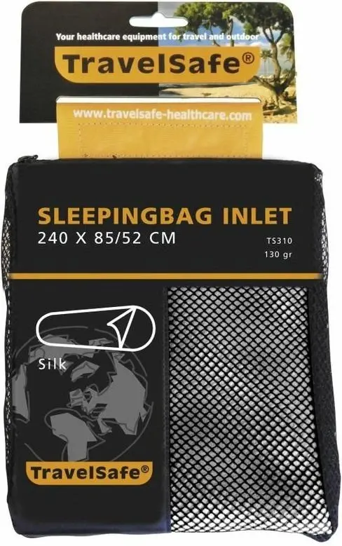 TravelSafe vložka do spacáku Silk Mummy off white