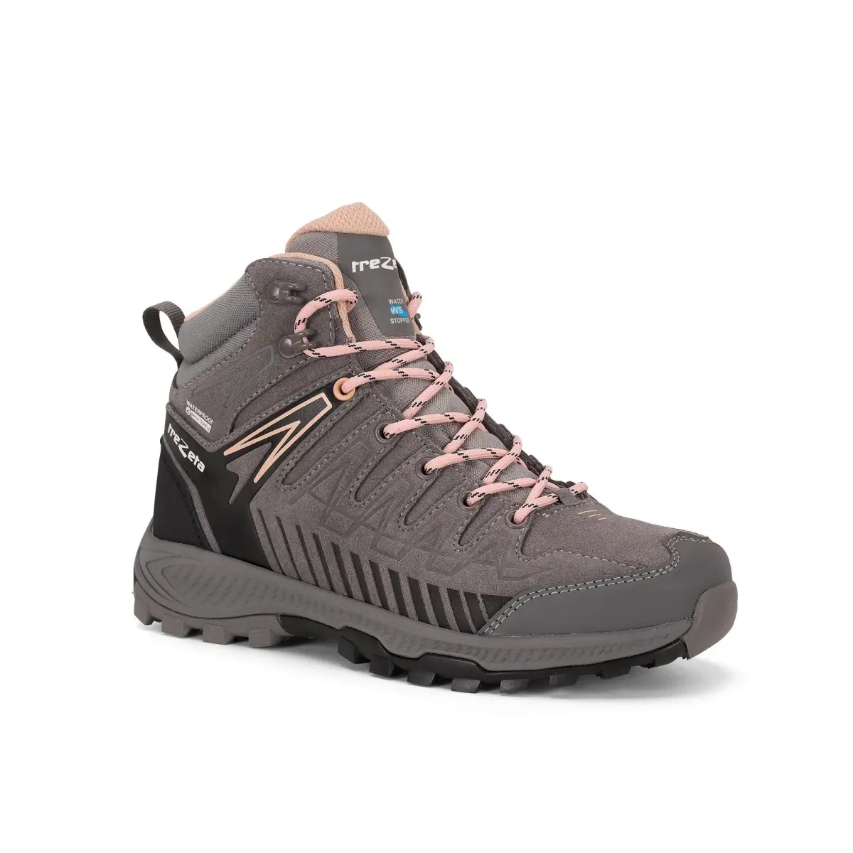 Trezeta Thunder Leather Mid Ws Wp Grey/Rose 26/27