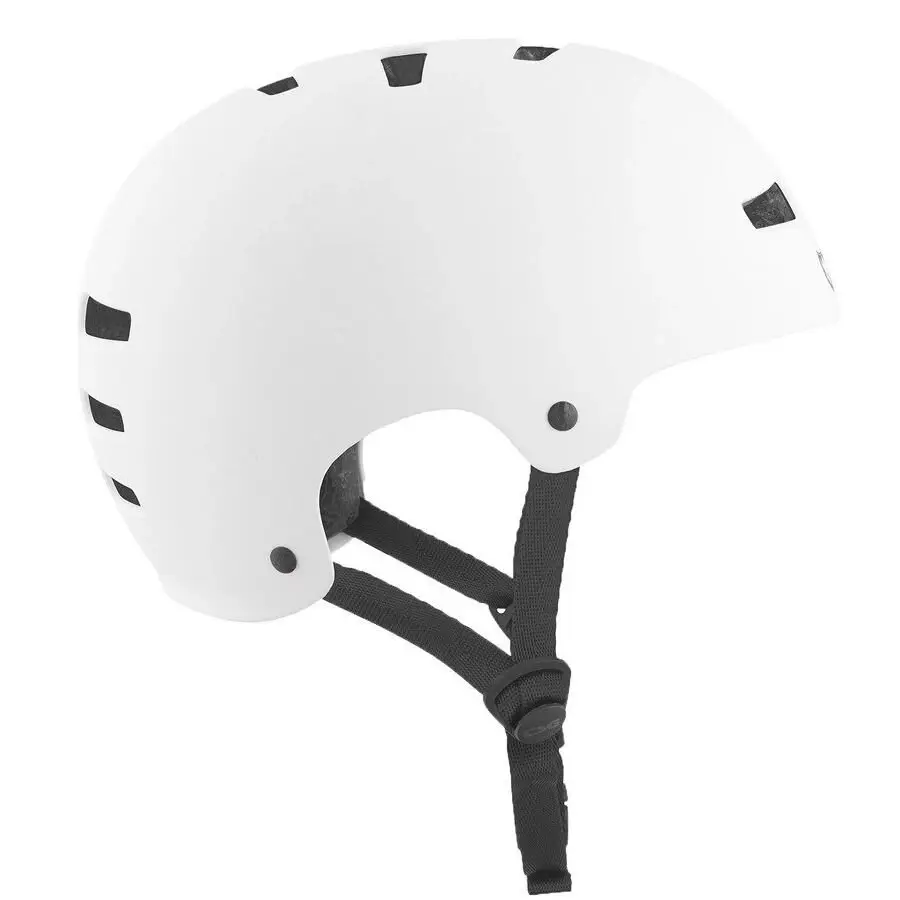 TSG Evolution Solid Color Satin White cyklistická přilba