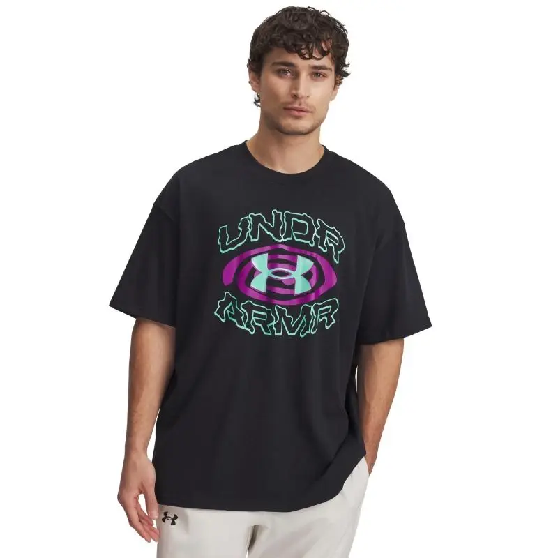 Under Armour UA M HWT Hoops Hoopnotic SS-BLK
