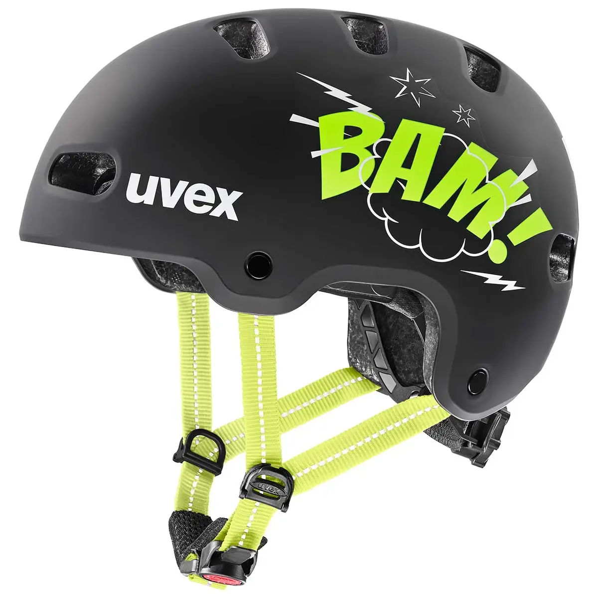 Uvex Kid 4 Style Bam Black - Lime Matt