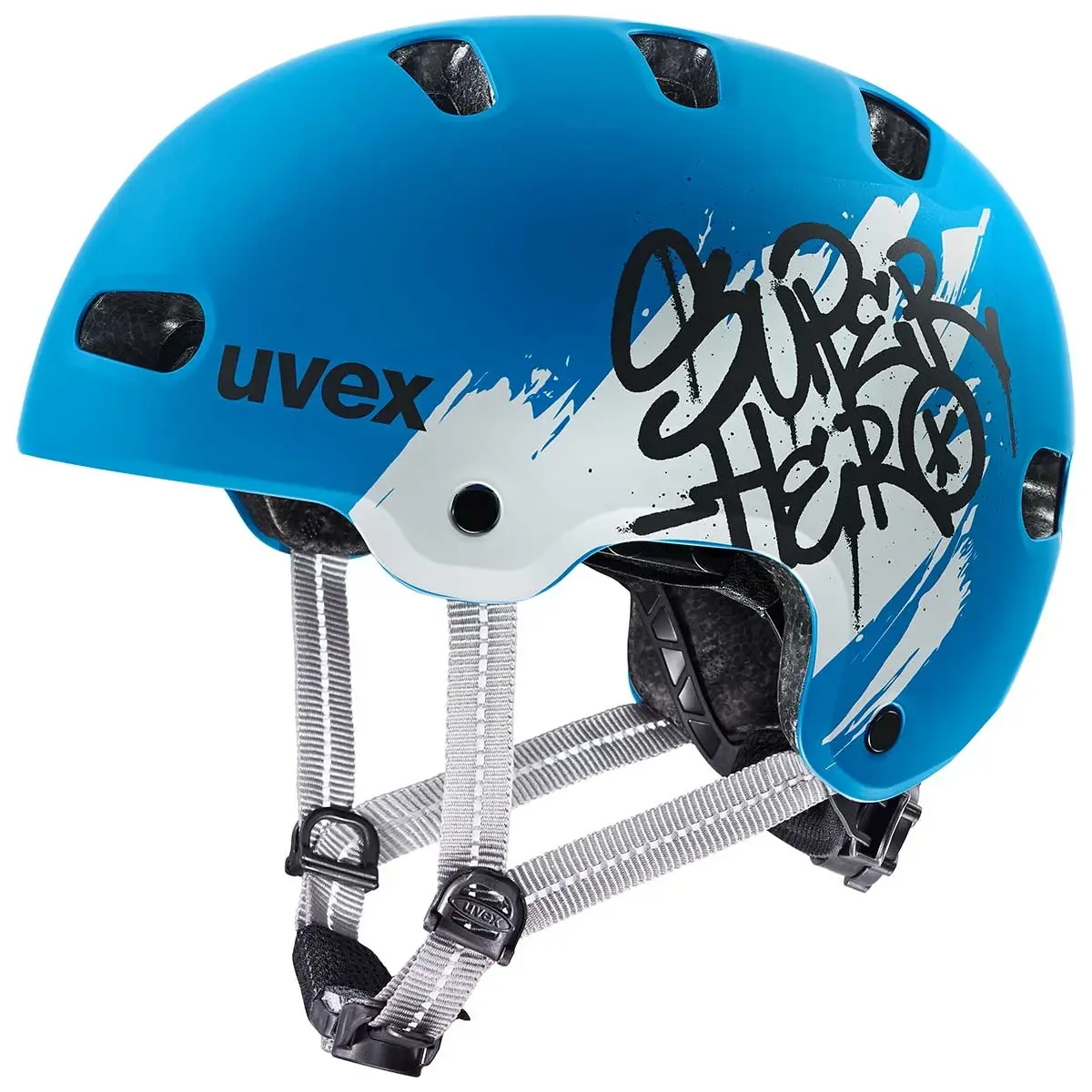 Uvex Kid 4 Style Super Hero Blue Matt