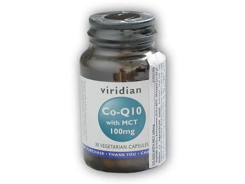Viridian Co-Q10 with MCT 30 kapslí