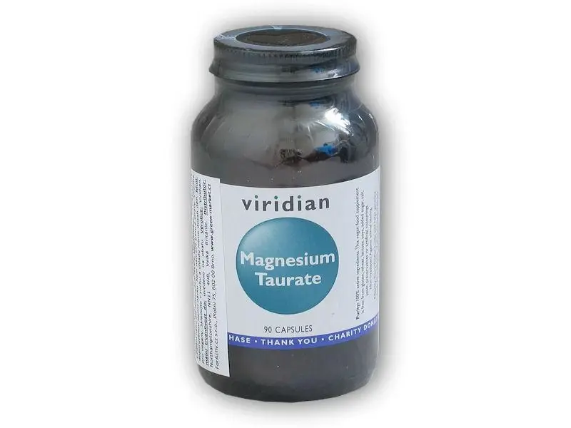 Viridian Magnesium Taurate (Taurát hořečnatý) 90 kapslí
