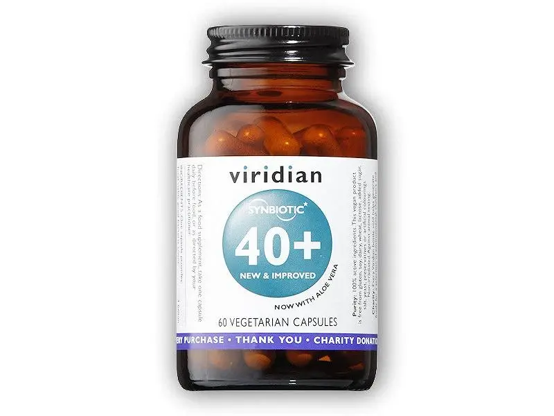 Viridian Synerbio 40+ (Směs probiotik a prebiotik) 60 kapslí