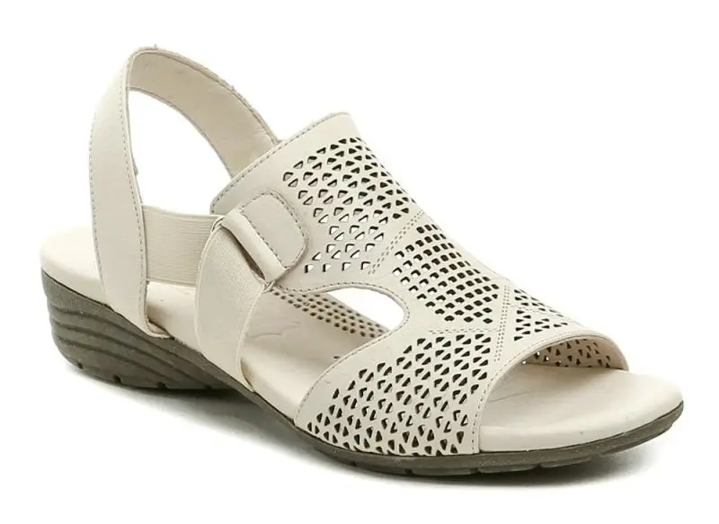 Wild 079-73898-24-A2 béžové dámské sandály na klínku