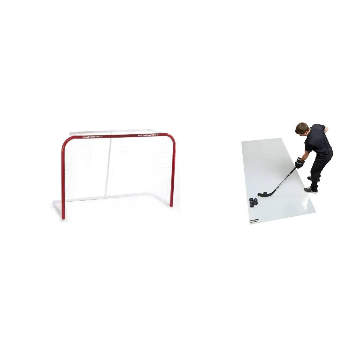 WINNWELL 72" hokejová branka + Winnwell Roll-Up (3000x1200x3mm) deska