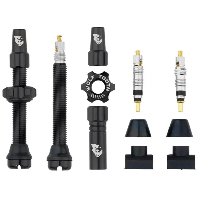 WOLF TOOTH Ventilky Tubeless Valve Stem Kit 44mm Černá