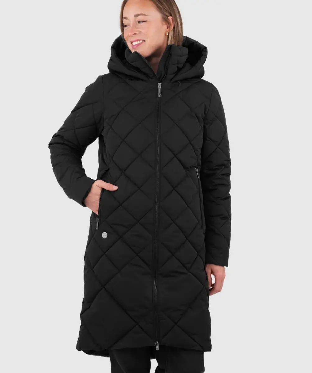 WOOX Aspen Jet Black dámský kabát