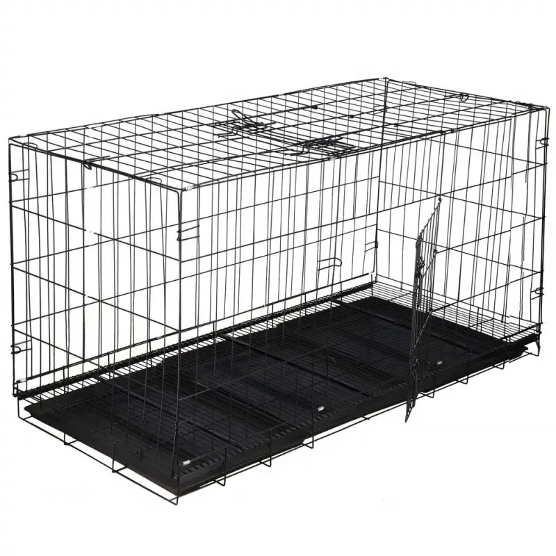 Klec pro zvířata 130x70x61 cm kovová SPRINGOS PA1082