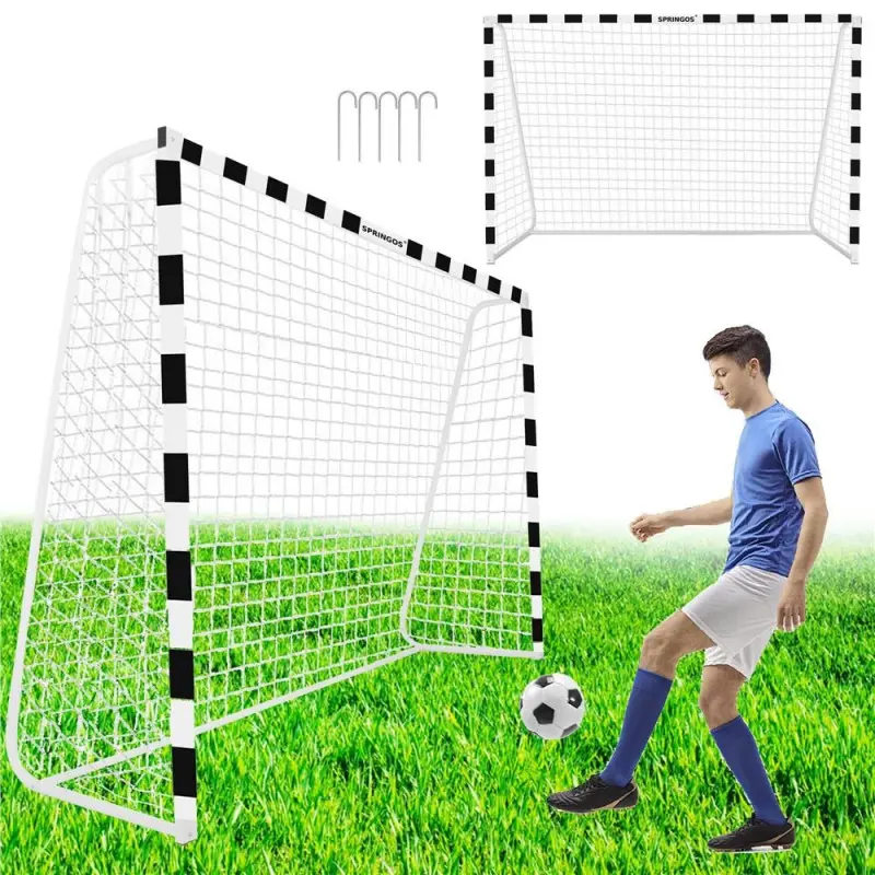 SPRINGOS SG0011 Branka na fotbal 300x200x90 cm bílá