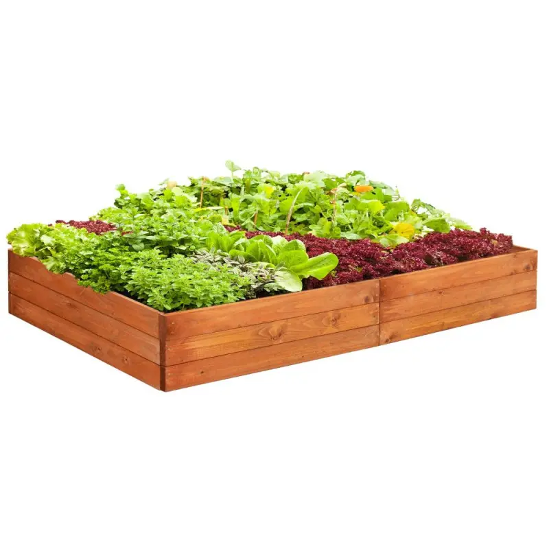 SPRINGOS GB0005 Vyvýšený záhon 240x84 cm dřevěný