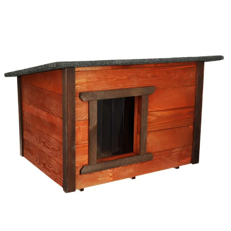 DECHLAND Zateplená bouda pro psa BP02 M 66x51x60 cm
