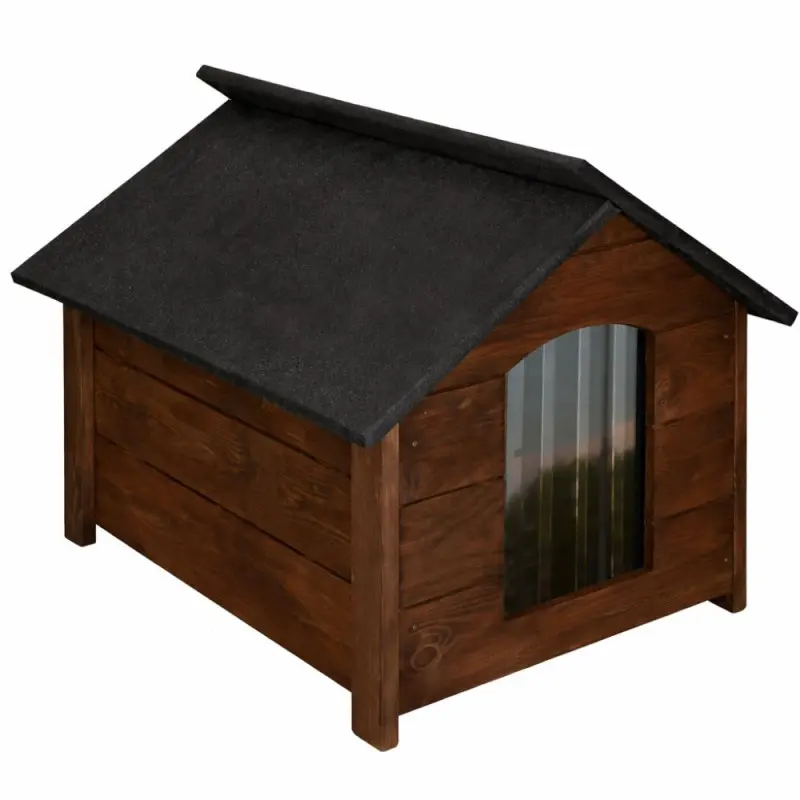 DECHLAND Zateplená bouda pro psa BP03 L 69x81x67 cm