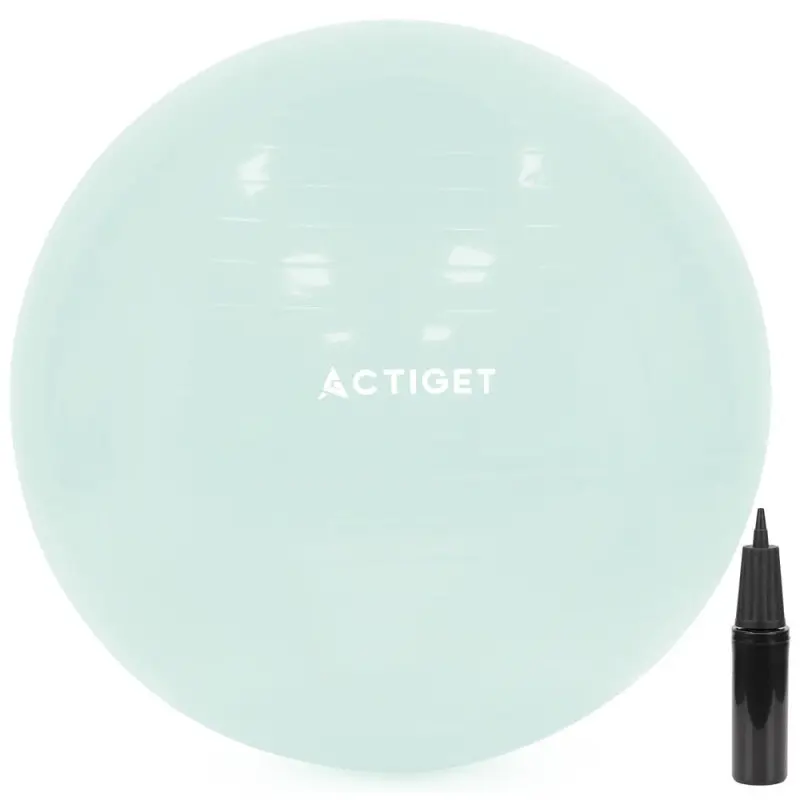 Gymnastický míč 65 cm + pumpička ACTIGET ACT0144 mátový