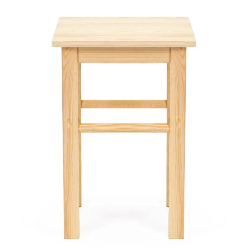 Dřevěná stolička čtvercová SPRINGOS WF0002