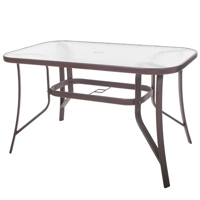Zahradní stůl 120x70 cm SPRINGOS TOSCANA GF0076 hnědý
