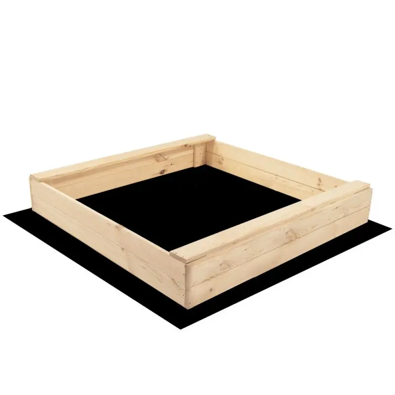 Dětské pískoviště s lavičkami 98x94 cm DECHLAND Basic 98A přírodní