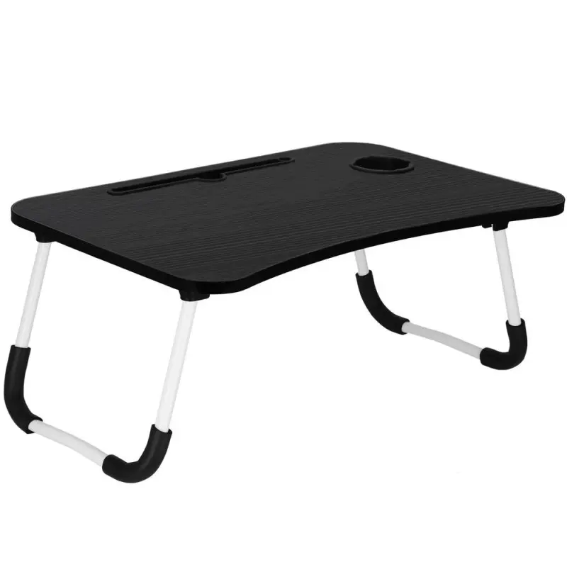 Stolek na notebook skládací 60x40 cm SPRINGOS HA4010 černý