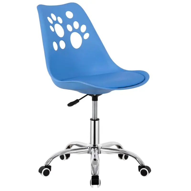 Dětská židle k psacímu stolu SPRINGOS Paws HF0039 modrá