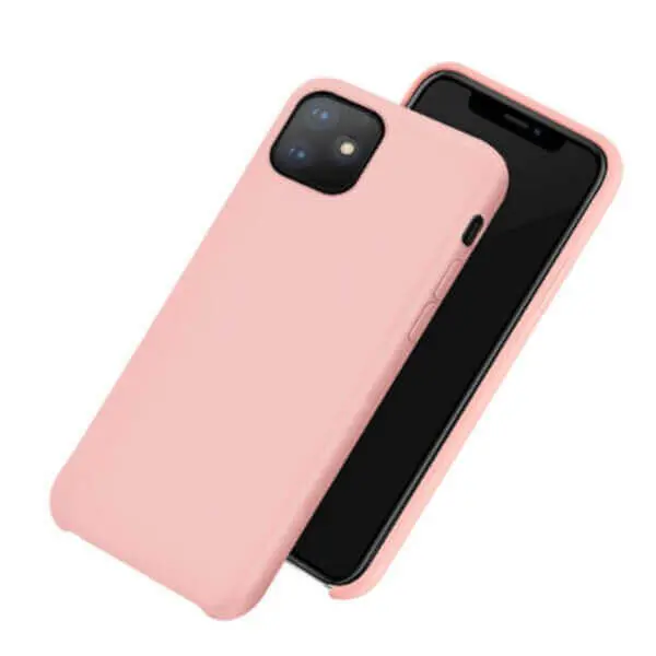 Extrapevný silikonový ochranný kryt pro Apple iPhone 13 Pro Max - světle růžový