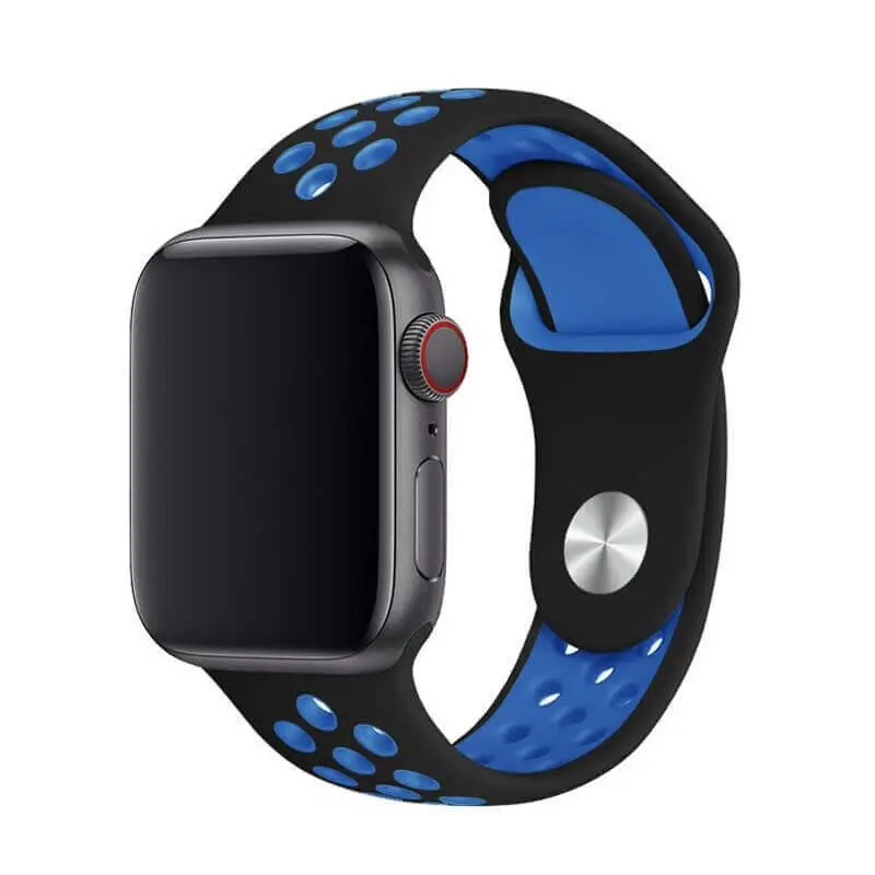 Sportovní silikonový řemínek pro chytré hodinky Apple Watch 46mm (10.série) - modrý