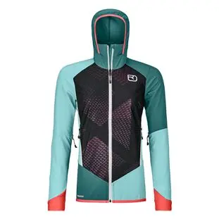 Ortovox W's Col Becchei Jacket, Ice Waterfall, vel.: