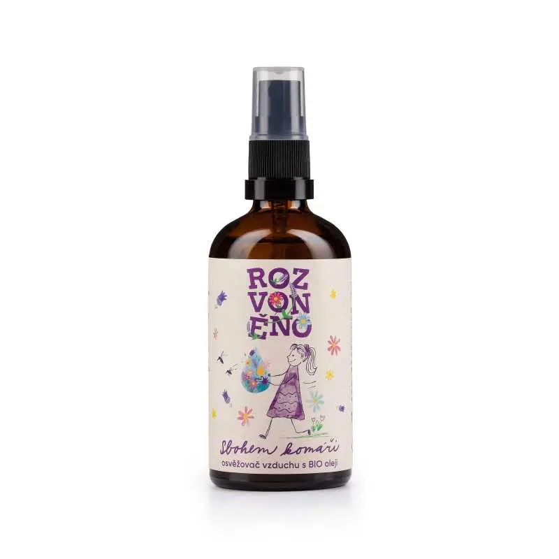 Rozvoněno Osvěžovač vzduchu - Sbohem komáři (100 ml) - s levandulí a citronelou