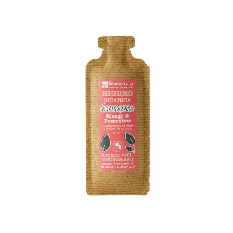 laSaponaria Náplň do roll-on deodorantu Sunrise - Mango & Grapefruit BIO (40 ml) - tropická vůně