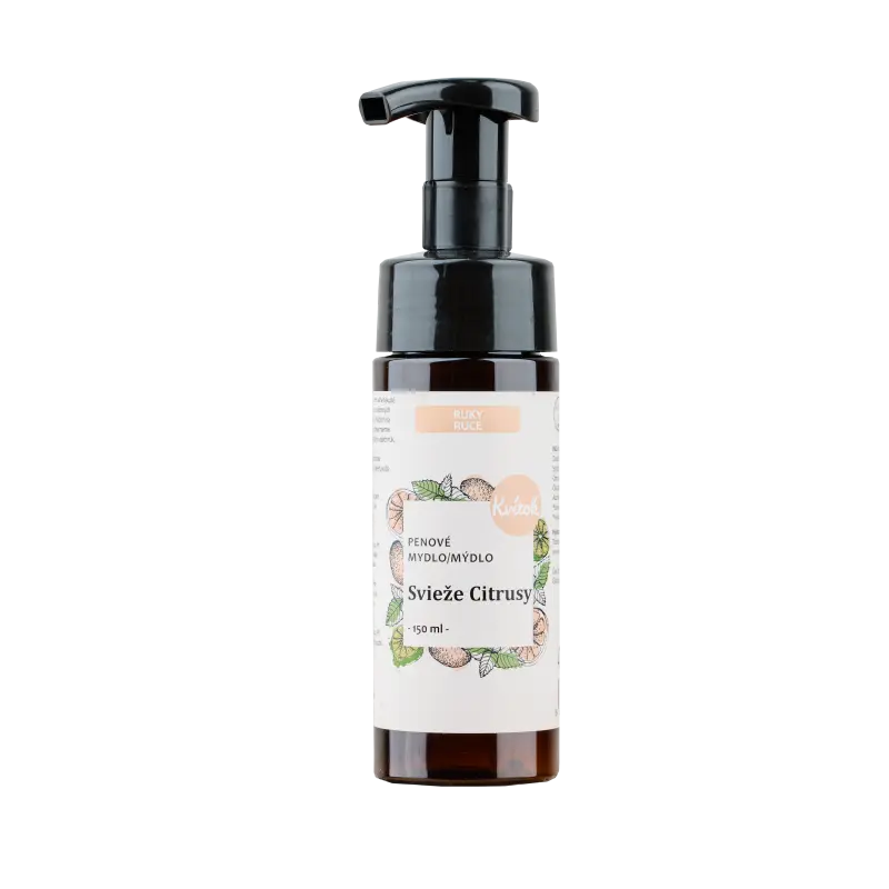 Kvitok Tekuté pěnové mýdlo Svěží citrusy (150 ml) - s krásnou svěží vůní