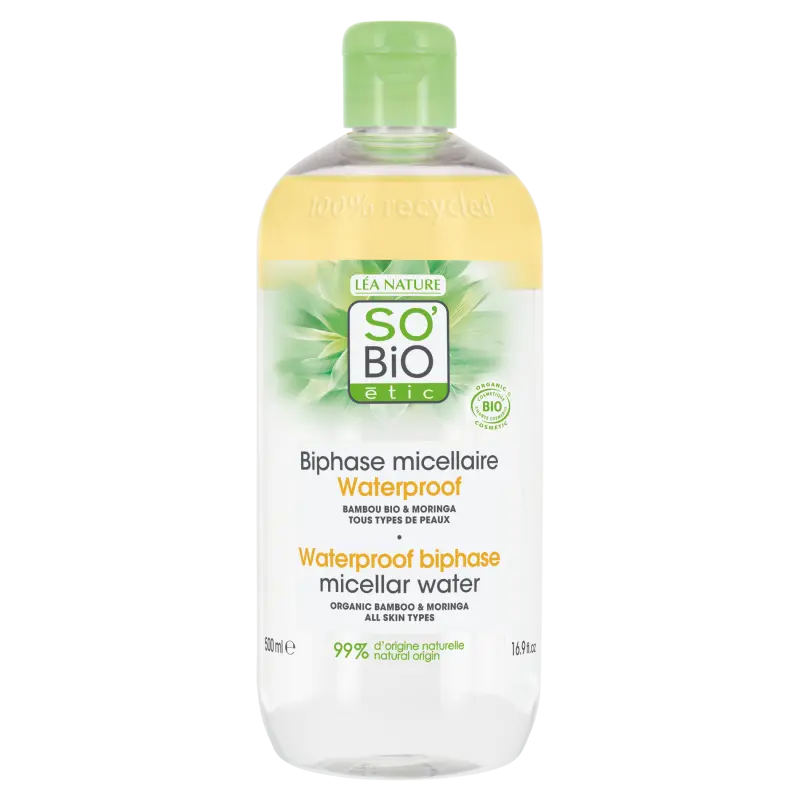 Micelární voda dvoufázová Pur BAMBOO SO’Bio étic 500ml