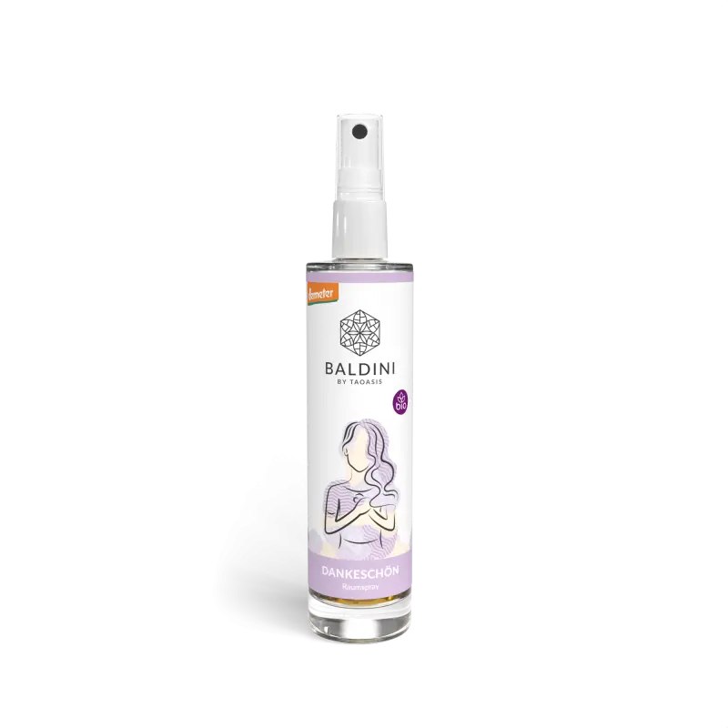 TAOASIS Baldini Osvěžovač vzduchu Thank You BIO (50 ml) - povznášející, vyrovnávající a relaxační