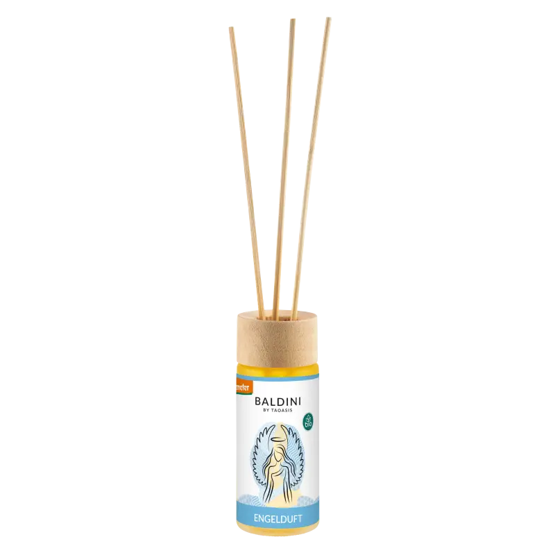 TAOASIS Baldini Aroma difuzér s tyčinkami Angel Scent BIO (50 ml) - euforické, harmonizační a aktivační