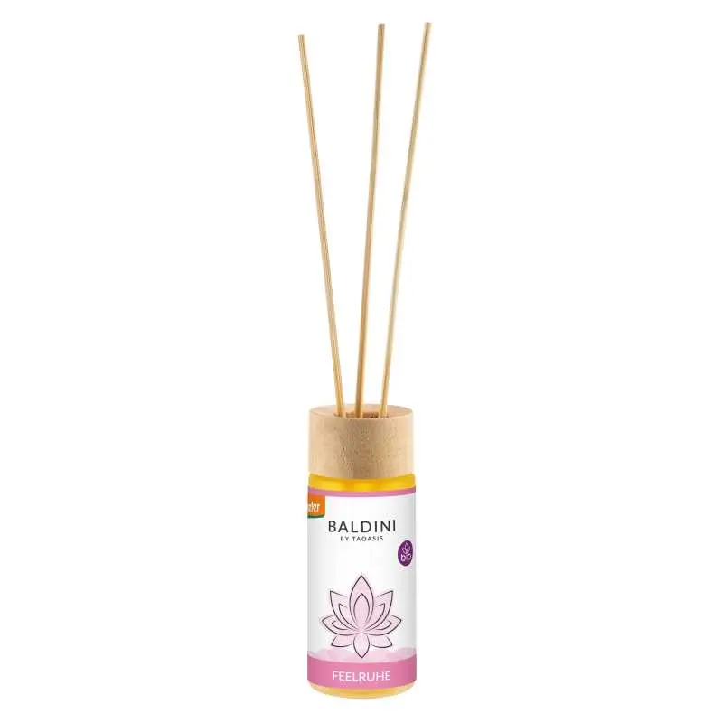 TAOASIS Baldini Aroma difuzér s tyčinkami FeelRest BIO (50 ml) - harmonizační, rozjasňující a posilující