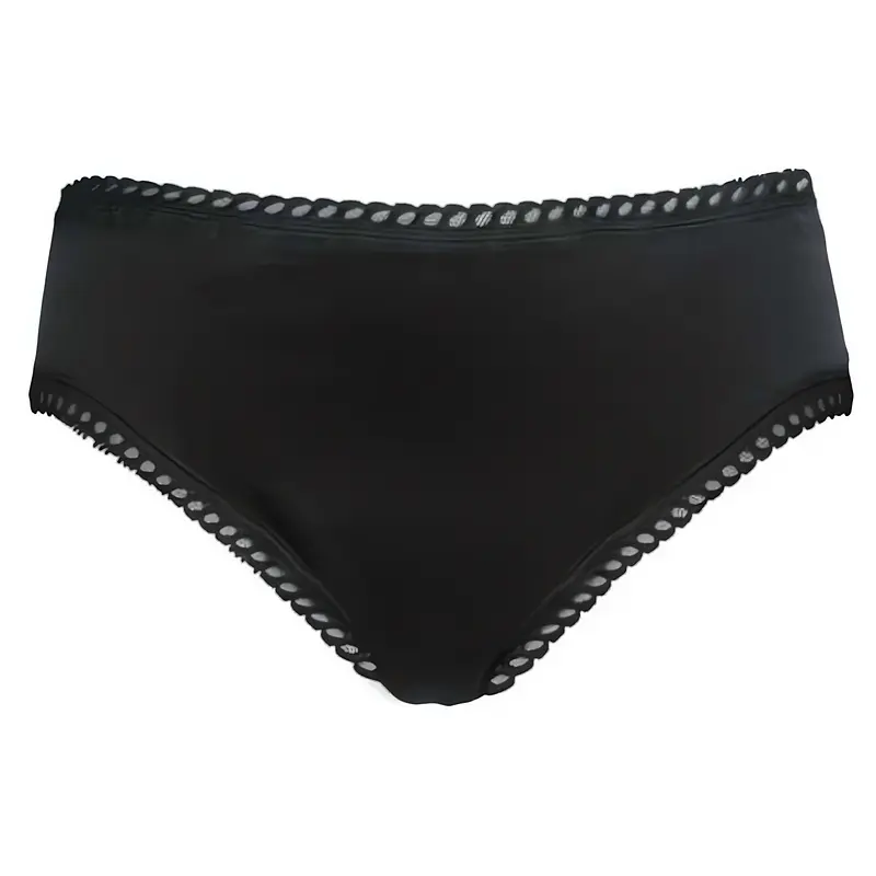 Anaé by Ecodis Menstruační kalhotky Panty na silnou menstruaci - černé XL - z certifikované biobavlny