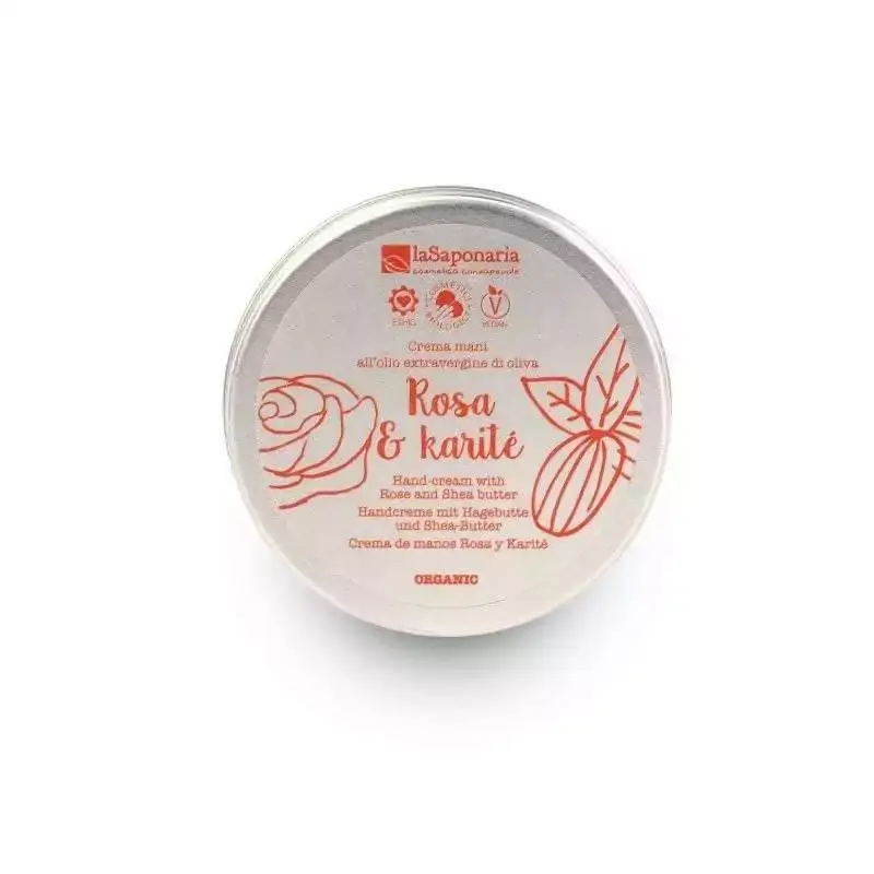 Krém na ruce s damašskou růží BIO 60 ml – laSaponaria