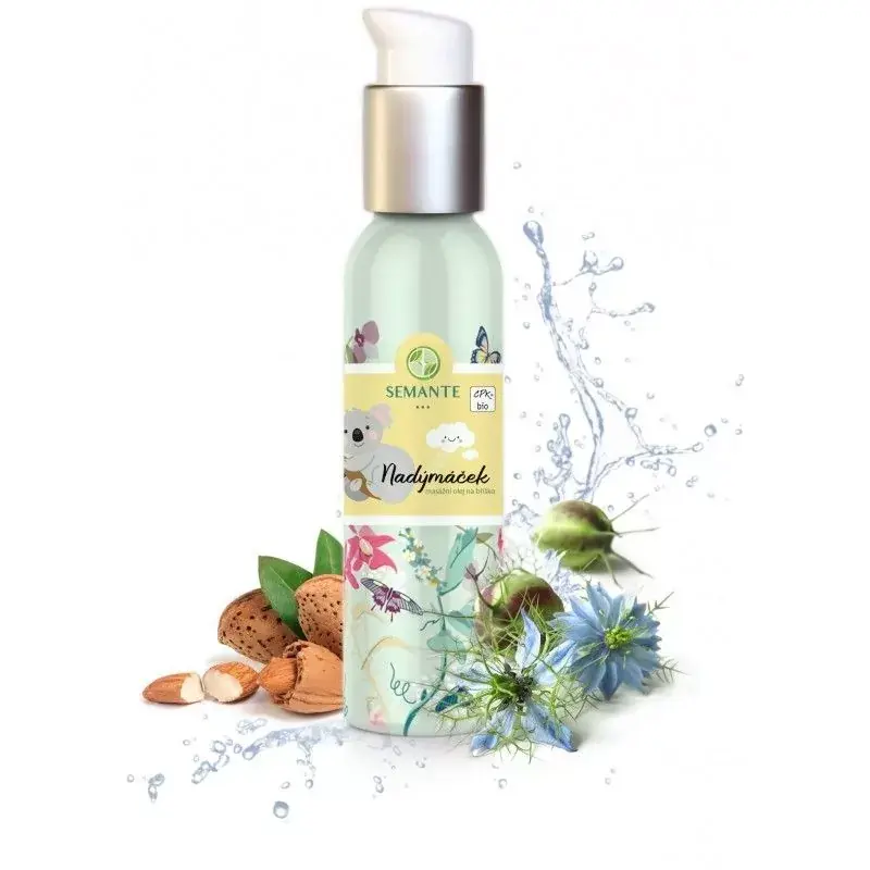 Dětský masážní olej na bříško (Nadýmáček) BIO Semante - 100 ml