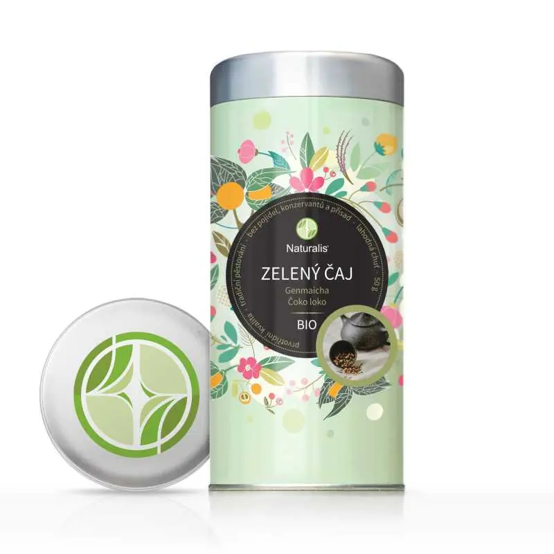Zelený čaj Genmaicha (Čoko loko) Naturalis BIO - 50 g