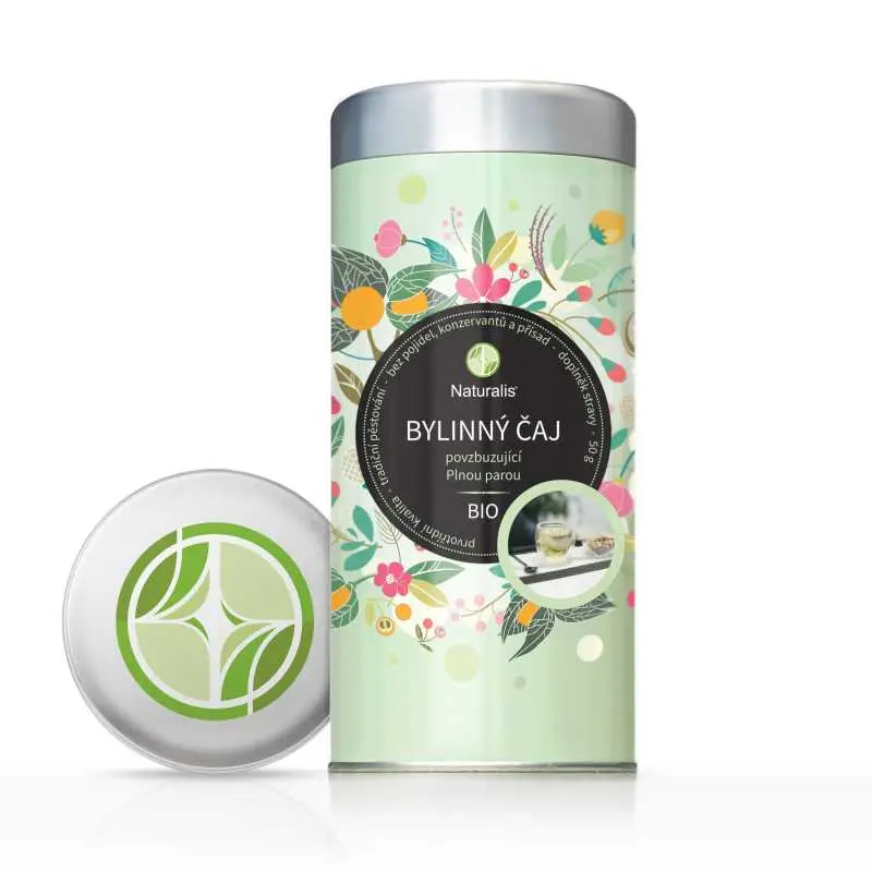 Bylinný čaj povzbuzující (Plnou parou) Naturalis BIO - 50 g