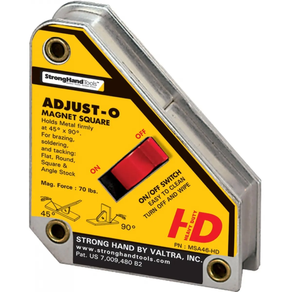 StrongHand Vypínatelný magnet s jedním vypínačem MSA46-HD MSA46-HD