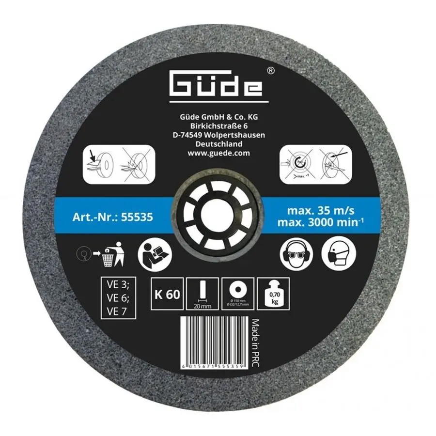 GÜDE Brusný kotouč 150 mm/K60 55535