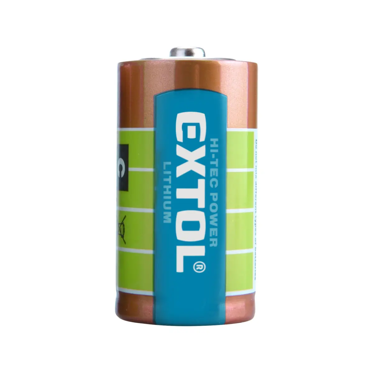 EXTOL ENERGY Baterie lithiová, 3V (CR123A), 1600mAh 42030