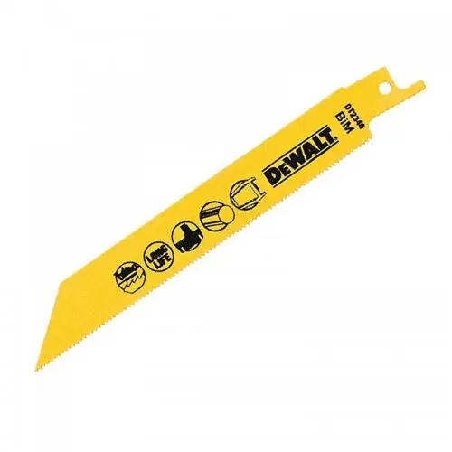 Pilový plátek demoliční na plasty, trubky a vrstvené materiály 3-12mm pro mečové pily 152mm 5ks DeWALT DT2348 DT2348