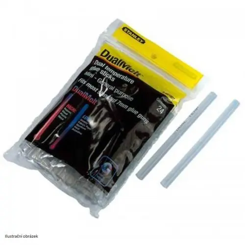 Tavné lepidlo v tyčinkách 11,3x101mm 24ks Stanley 1-GS20DT 1-GS20DT