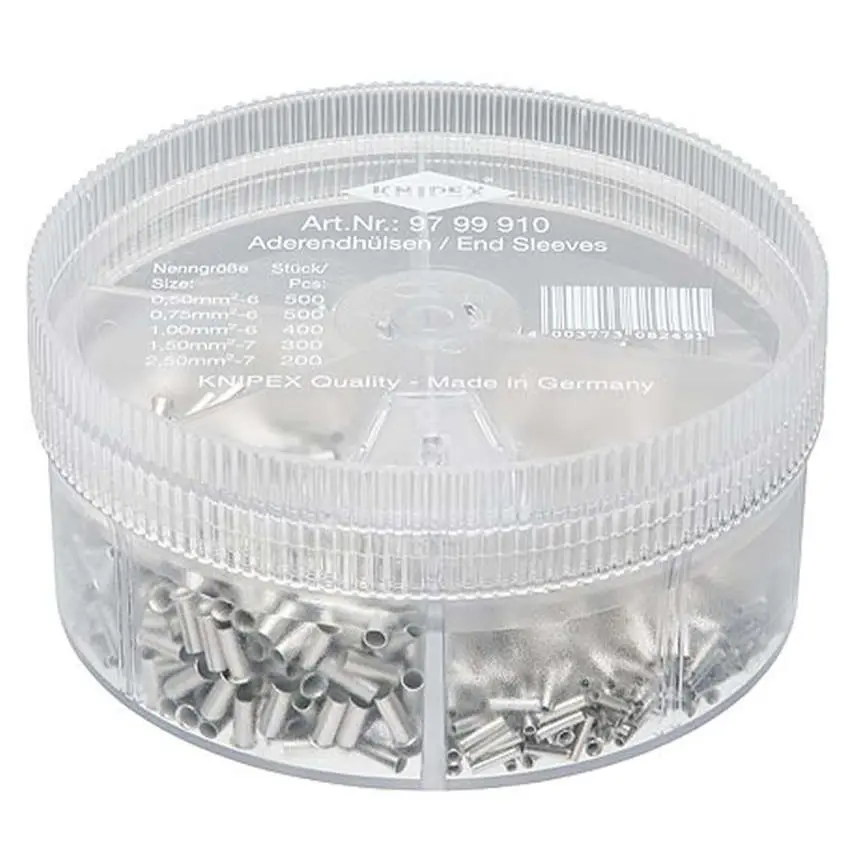 Box s neizolovanými koncovými dutinkami Knipex 97 99 910 (1900 ks) 97 99 910