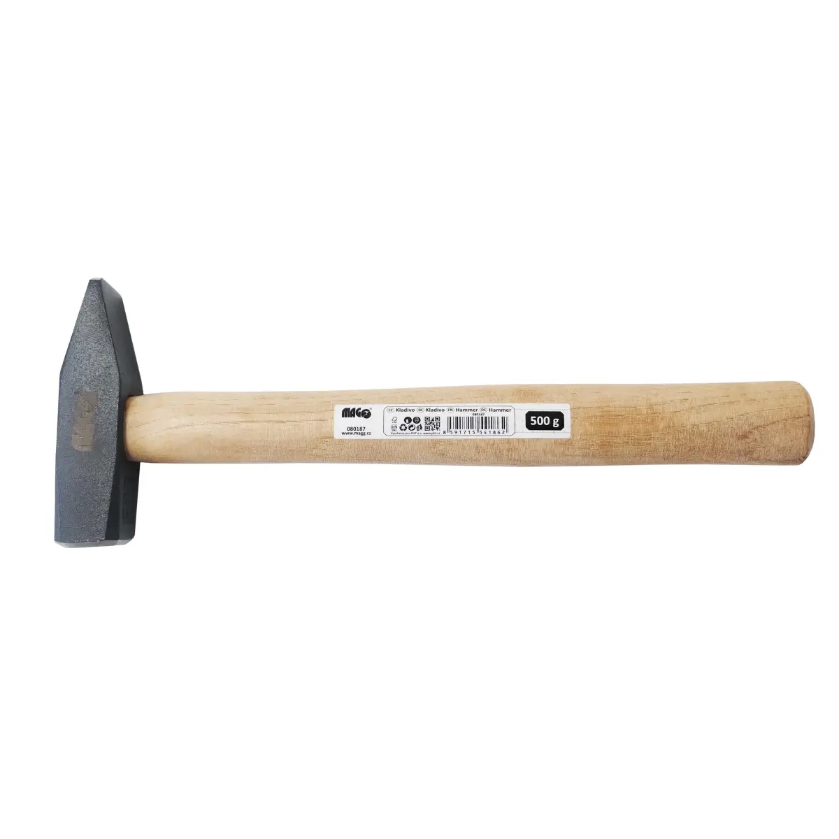 Magg Kladivo 500 g, dřevěná rukojeť HICKORY 080187