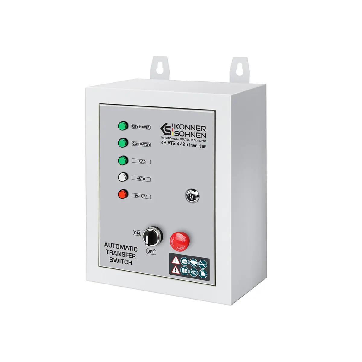 ATS přepínač Könner & Söhnen KS ATS 4/25 Inverter (pro KS 5500iES ATSR) 4260405365678