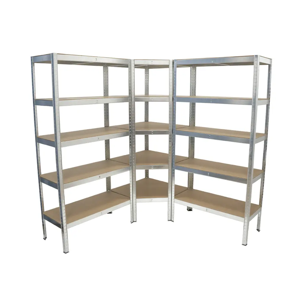 Matabro AKČNÍ SET Regálový systém MB-SH02 a MB-SH03 | 3 díly | 1600 x 1600 x 1800 mm SET-RE01002